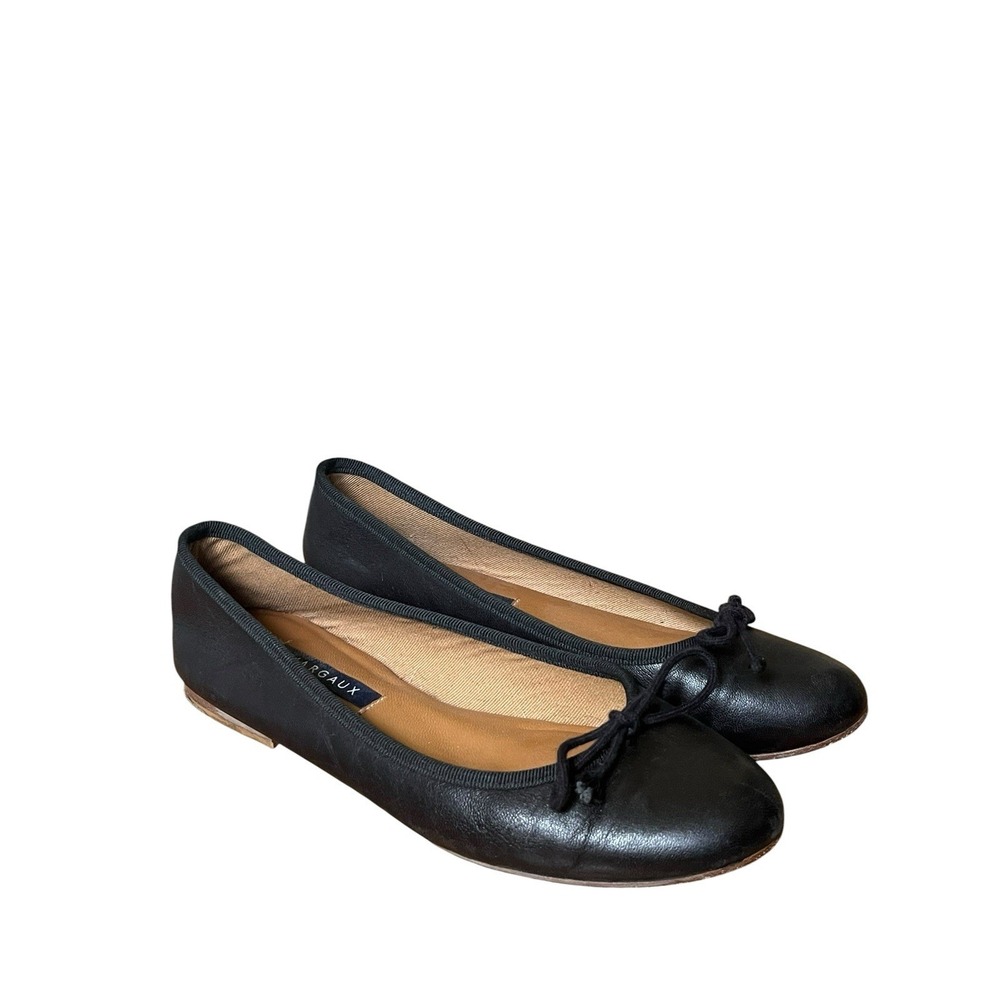 Margaux The Demi Nappa Ballet Black Flat Size 7 US/37 EU